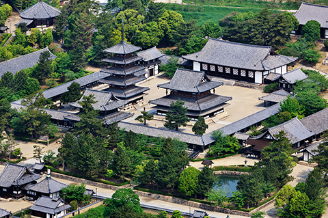 法隆寺地域の仏教建造物(Buddist Buildings in the Houryu-ji area)
