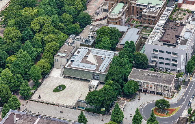 上空から見たル・コルビュジエの建築