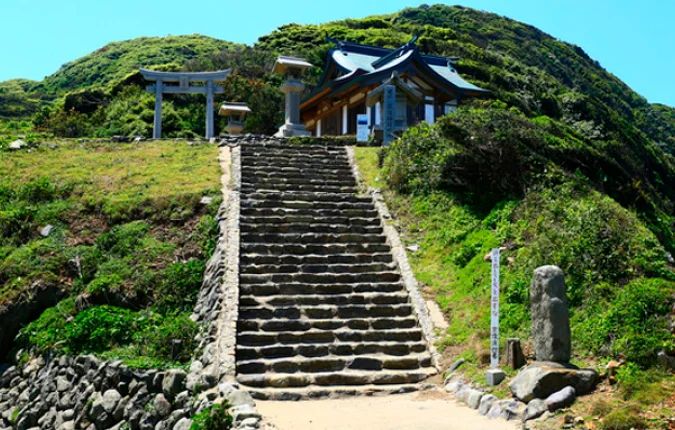 宗像大社 沖津宮遙拝所の画像